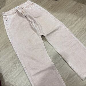 Citizens Of Humanity Light Pink Straight Leg Jeans